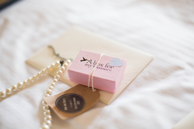 morning of wedding gift